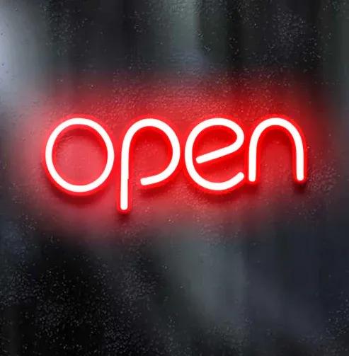 Open Neon Sign - Neon Light